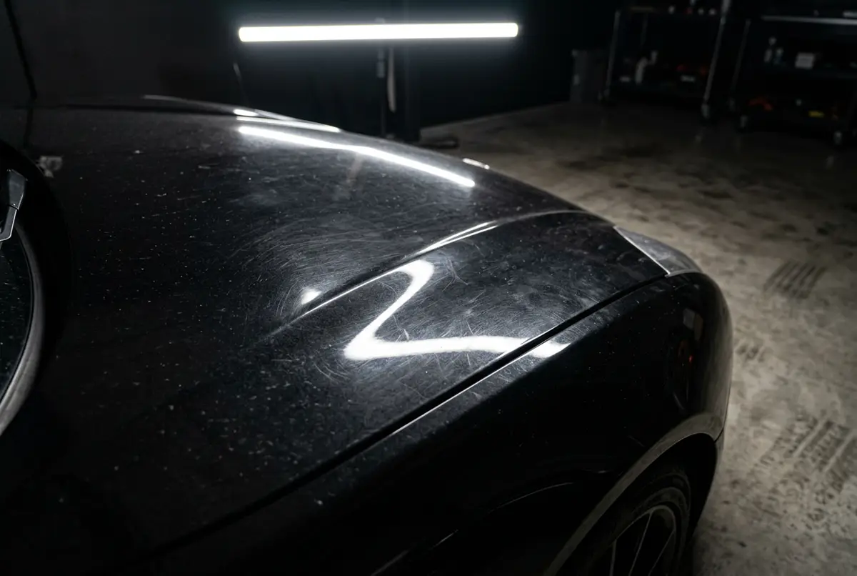 Paint correction and ceramic coating Toronto — before